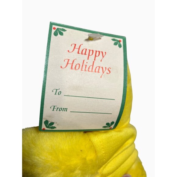 Crayola Burger King Plush Yellow Teddy Bear 1986 - Picture 6 of 12